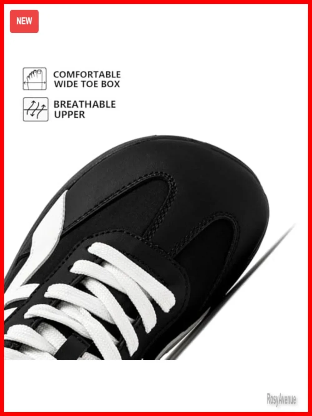 Wide Toe Box Barefoot Sneakers Lightweight Casual Walking Shoes